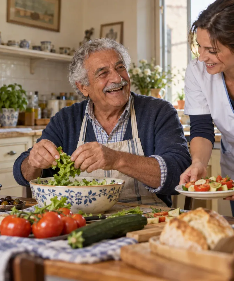 Aide à domicile auprès d’un senior